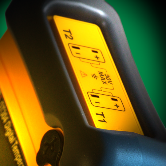 Dual Input Digital Thermometer (Type K,J & T) C/W Logging Software